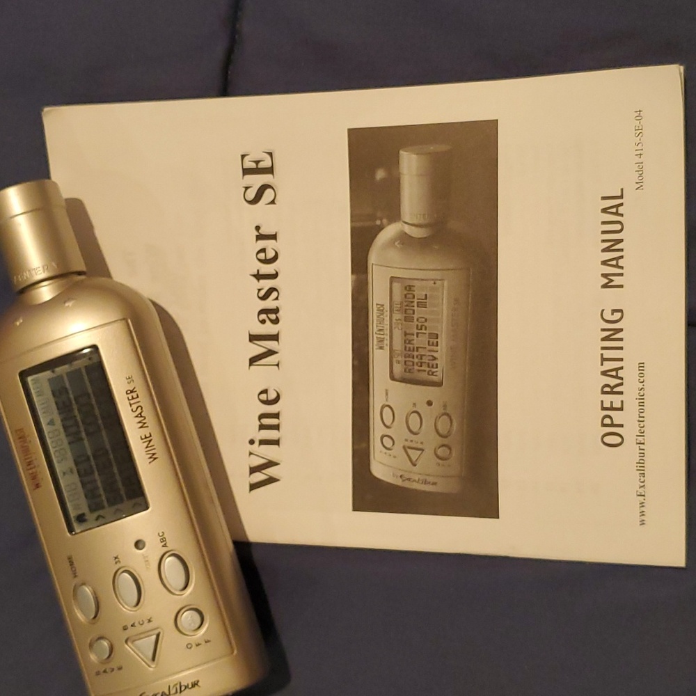 COPY - EXCALIBUR Wine Master SE & Wine Bottle Digital Thermometer